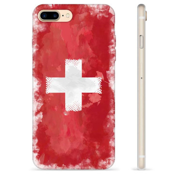 iPhone 7 Plus / iPhone 8 Plus TPU Case - Schweizer Flagge