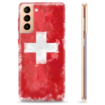 Samsung Galaxy S21+ 5G TPU Hülle - Schweizer Flagge