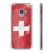 Samsung Galaxy S9 Hybrid Hülle - Schweizer Flagge