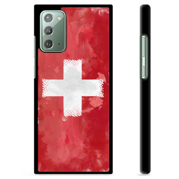 Samsung Galaxy Note20 Schutzhülle - Schweizer Flagge