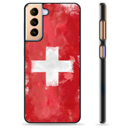 Samsung Galaxy S21+ 5G Schutzhülle - Schweizer Flagge