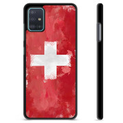 Samsung Galaxy A51 Schutzhülle - Schweizer Flagge