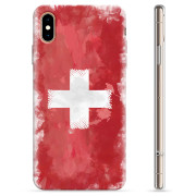 iPhone XS Max TPU Hülle - Schweizer Flagge