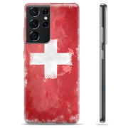 Samsung Galaxy S21 Ultra 5G TPU Case - Schweizer Flagge