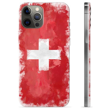 iPhone 12 Pro Max TPU Hülle - Schweizer Flagge