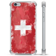 iPhone 6 Plus / 6S Plus Hybrid Hülle - Schweizer Flagge