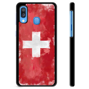 Samsung Galaxy A40 Schutzhülle - Schweizer Flagge