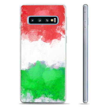 Samsung Galaxy S10+ TPU Hülle - Italienische Flagge