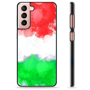 Samsung Galaxy S21 5G Schutzhülle - Italienische Flagge