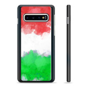 Samsung Galaxy S10+ Schutzhülle - Italienische Flagge