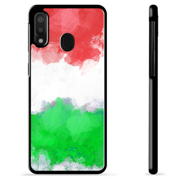 Samsung Galaxy A20e Schutzhülle - Italienische Flagge