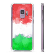 Samsung Galaxy S9+ Hybrid Hülle - Italienische Flagge