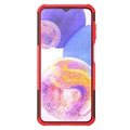 Anti-Rutsch Samsung Galaxy A23 Hybrid Hülle mit Stand - Rot / Schwarz