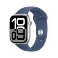 Apple Watch 10 GPS MWWL3QN/A - Aluminium, Denim Sportband, S/M, 46mm