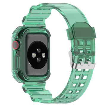 Apple Watch Series 10 Ersatz-Silikonarmband mit integriertem Rahmen - 42mm