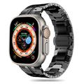 Apple Watch Series Ultra 2/Ultra/10/9/8/SE (2022)/7/SE/6/5/4/3/2/1 Tech-Protect-Edelstahlband - 49mm/46mm/45mm/44mm/42mm - Schwarz