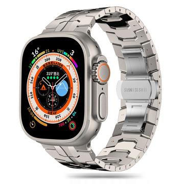 Apple Watch Series Ultra 2/Ultra/9/8/SE (2022)/7/SE/6/5/4/3/2/1 Tech-Protect-Edelstahlband - 49mm/45mm/44mm/42mm - Titanium