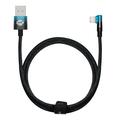 Baseus MVP 2 abgewinkeltes Lightning Kabel - 1m, 20W - Schwarz / Blau