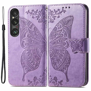 Sony Xperia 1 VI Butterfly Serie Wallet Schutzhülle