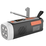 Camping-Handkurbel-Solarradio/Bluetooth-Lautsprecher / Powerbank LR-7A - 4500mAh, AM/FM/SW