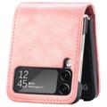 Card Serie Samsung Galaxy Z Flip4 5G Wallet Hülle - Rosa