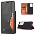 Card Set Series Samsung Galaxy S21 5G Wallet Hülle - Schwarz