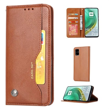 Card Set Series Xiaomi Mi 10T 5G/10T Pro 5G Wallet Hülle - Braun