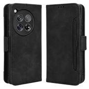 OnePlus 12R/Ace 3 Wallet Hülle mit Kartenhalter - Schwarz