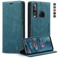 Huawei P30 Lite Caseme 013 Serie Schutzhülle mit Geldbörse - Blau