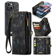 iPhone 15 Caseme 2-in-1 Multifunktions Wallet Hülle