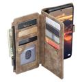 Caseme C30 Multifunktions Samsung Galaxy A53 5G Wallet Hülle - Braun