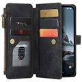 Caseme C30 Multifunktions iPhone 14 Pro Wallet Hülle - Schwarz