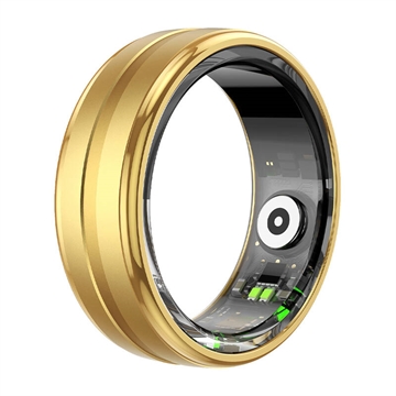 Colmi R06 Smart Ring mit Bluetooth 5.0 - Dänisch, Schwedisch, Englisch Sprachen - 21.3mm - Gold