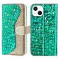 Croco Bling Serie Samsung Galaxy A13 5G Wallet Hülle - Roségold