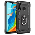 Huawei P30 Lite Defender Serie Hybrid Case - Schwarz