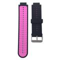 Zweifarbiges Garmin Forerunner 235/630/735 Silikon Sportarmband - Rosa / Schwarz