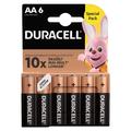 Duracell Basic LR6/AA-Batterien - 6 Stück.