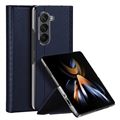 Samsung Galaxy Z Fold5 Dux Ducis Bril Flip Case - Blau