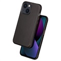 Dux Ducis Naples iPhone 13 Leder Beschichtet Hülle - Schwarz