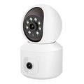 ESCAM QF010 2x2MP Dual Lens Motion Detection WiFi Camera Two-Way Voice Camera Support Cloud Storage - EU Plug