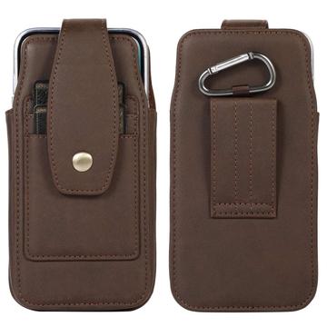 Elegantes Universal-Gürtelclip-Etui 6.7" - Kartenschlitze, Karabiner