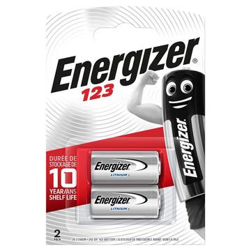 Energizer CR123 Foto-Lithium-Batterie 3V - 2 Stk.