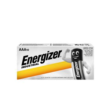 Energizer Industrial LR03/AAA Alkaline-Batterien - 10 Stück.