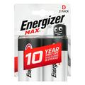 Energizer Max LR20/D Alkaline Batteries - 2 Pcs.