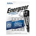 Energizer Ultimate Lithium R03/AAA-Batterien - 4 Stück.