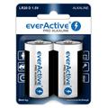 EverActive Pro LR20/D Alkaline-Batterien 17500mAh - 2 Stk.