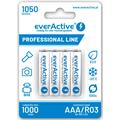 EverActive Professional Line EVHRL03-1050 Wiederaufladbare AAA-Batterien 1050mAh - 4 Stk.