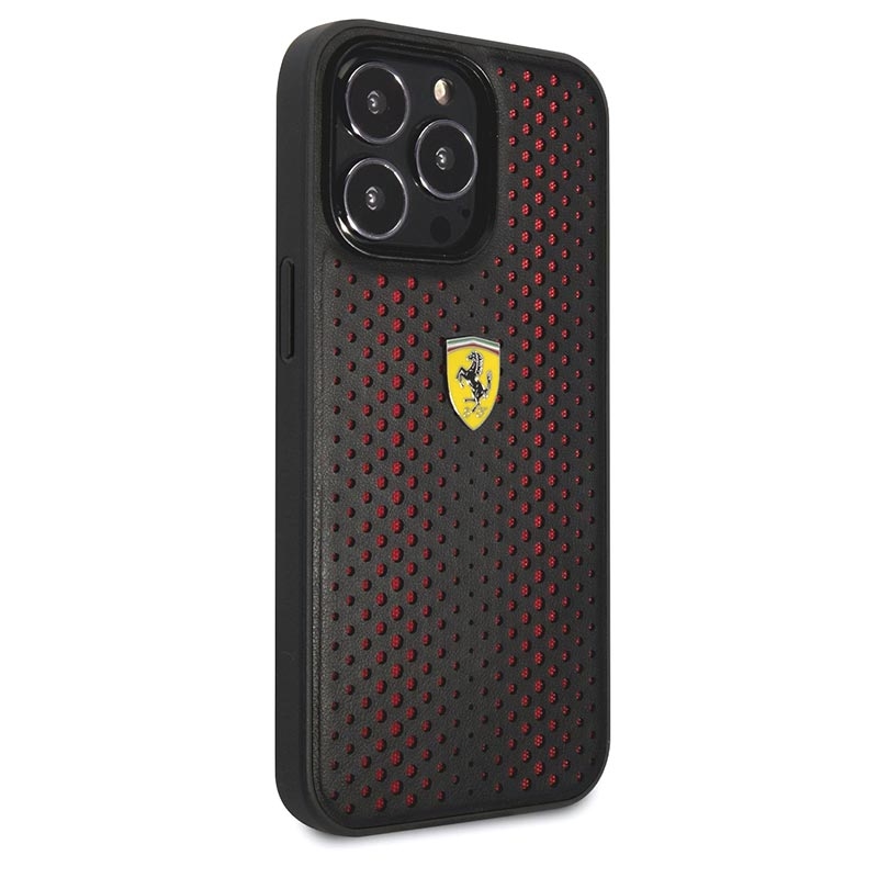 CG MOBILE Ferrari Schutzhülle für iPhone 14 Pro in Schwarz