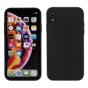 iPhone XR Silikon Case - Flexibel Und Matte - Schwarz