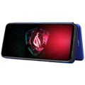 Asus ROG Phone 5 Flip Hülle - Karbonfaser - Blau